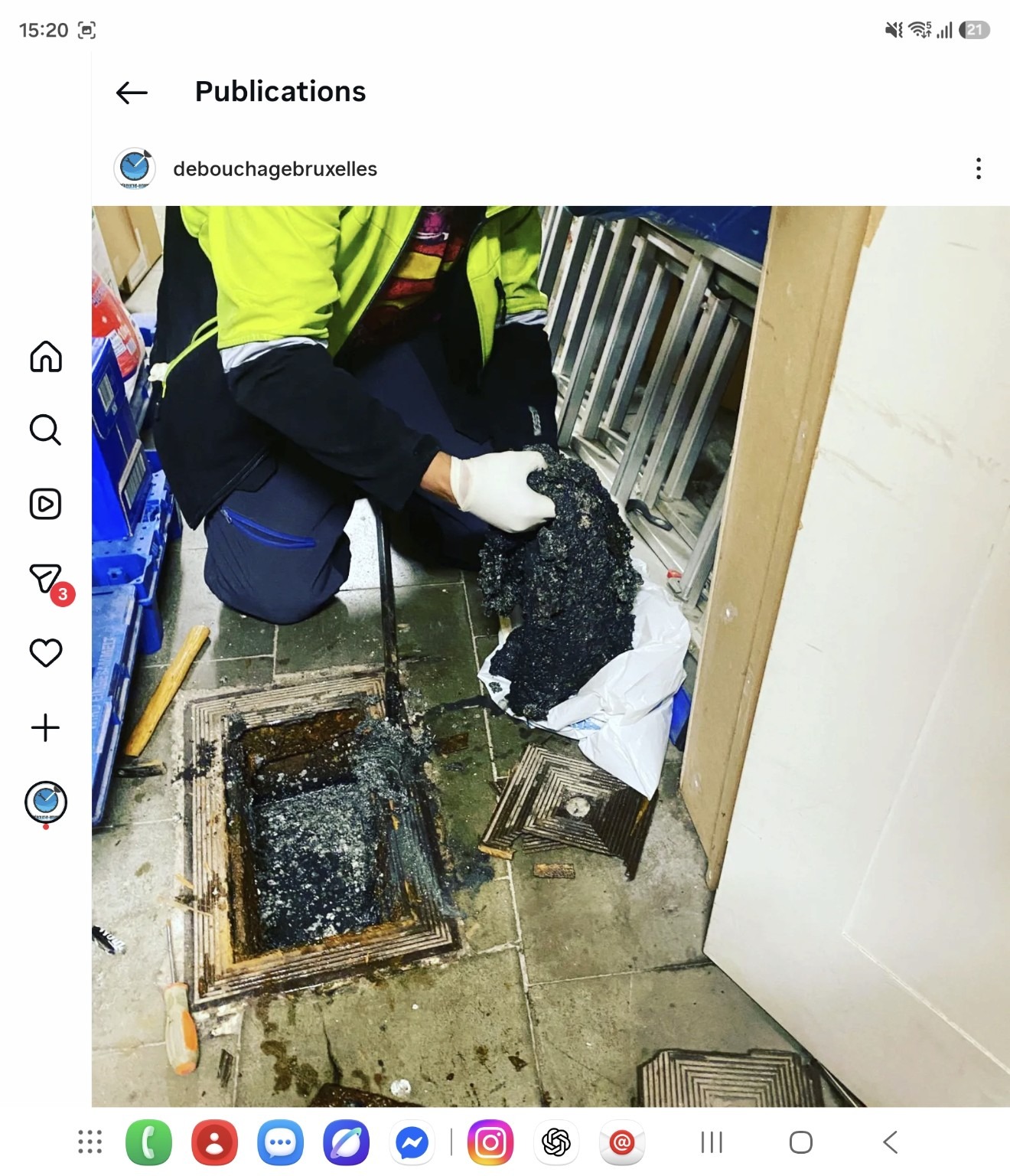 Inspection caméra d’une canalisation